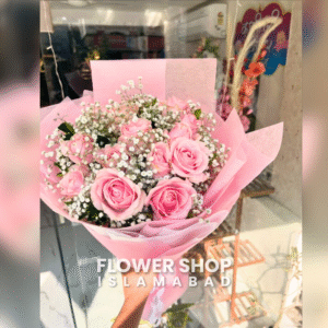 Pink Rose Flower Bouquet