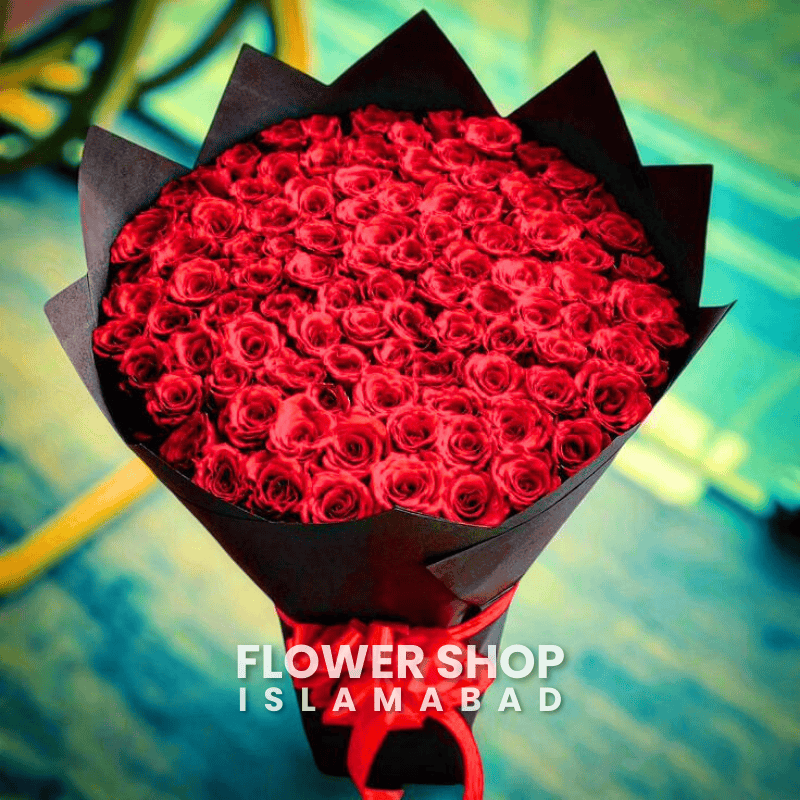 Red Rose Flower Bouquet