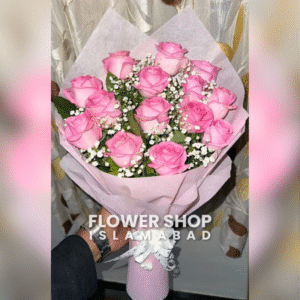 Pink Rose Flower Bouquet