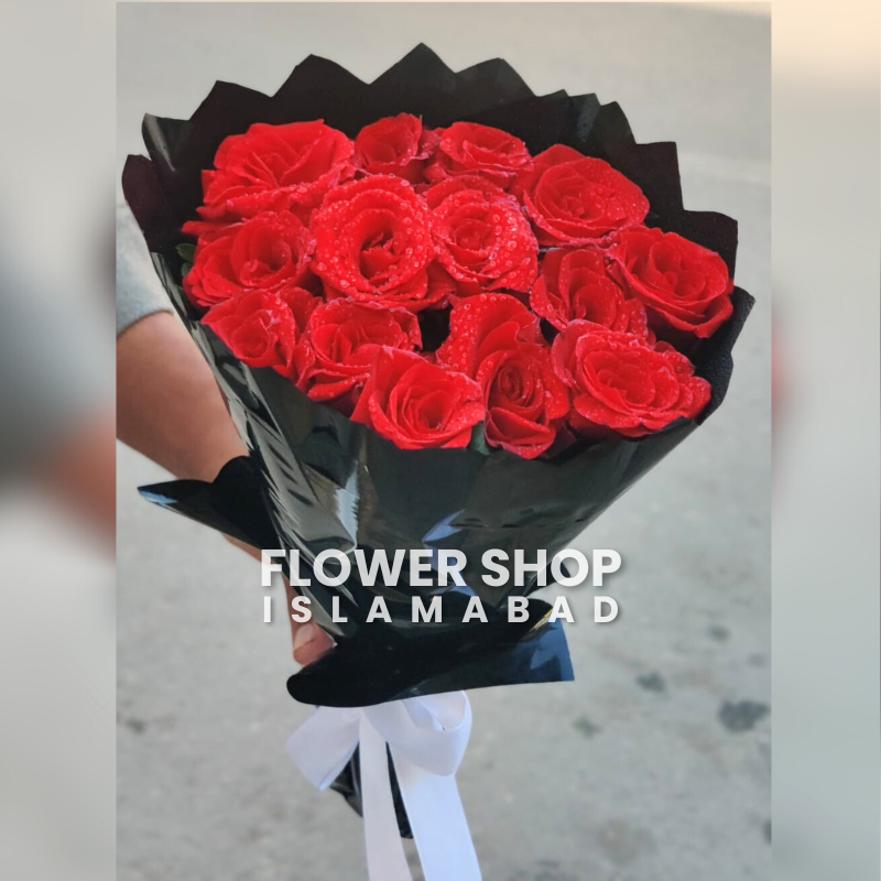 Red Rose Flower Bouquet