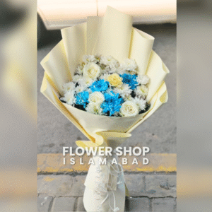 White & Blue Bouquet