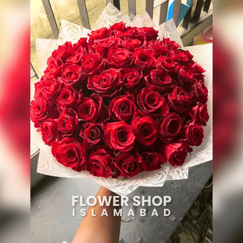 Red Rose Flower Bouquet
