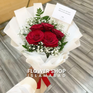 Red Rose Flower Bouquet